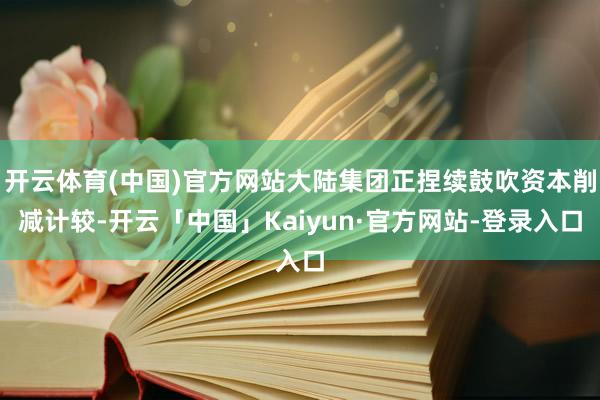 开云体育(中国)官方网站大陆集团正捏续鼓吹资本削减计较-开云「中国」Kaiyun·官方网站-登录入口